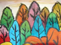 儿童画作品欣赏秋天水粉画