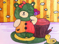 儿童绘画作品小熊