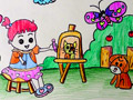 儿童绘画作品小画家绘画