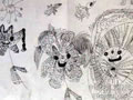 儿童画作品欣赏《美丽的花》