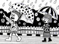 儿童画作品欣赏下雨