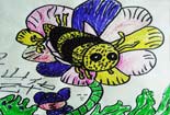 儿童画作品欣赏花粉