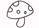 儿童简笔画教程:花蘑菇