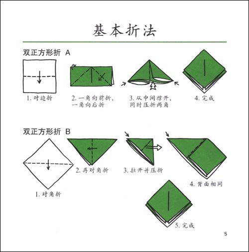 双正方形的折法