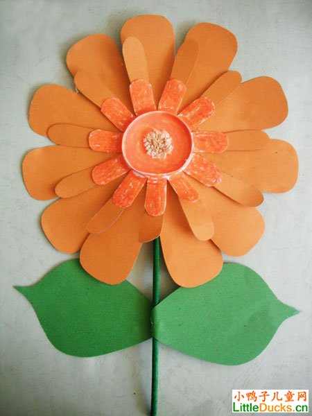 儿童手工制作：美丽的花