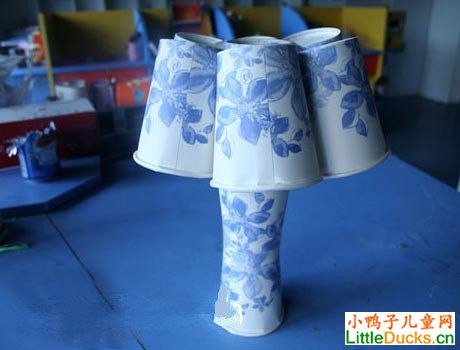 精美的儿童手工制作:台灯 精美的儿童手工制作:台灯