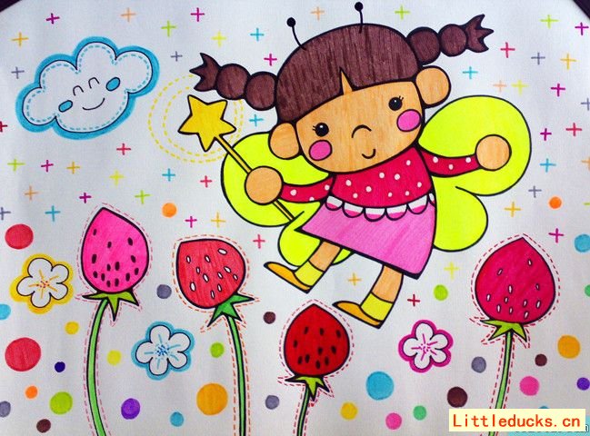 儿童画 水彩画 我是蝴蝶仙子  观看: 次 推荐图片