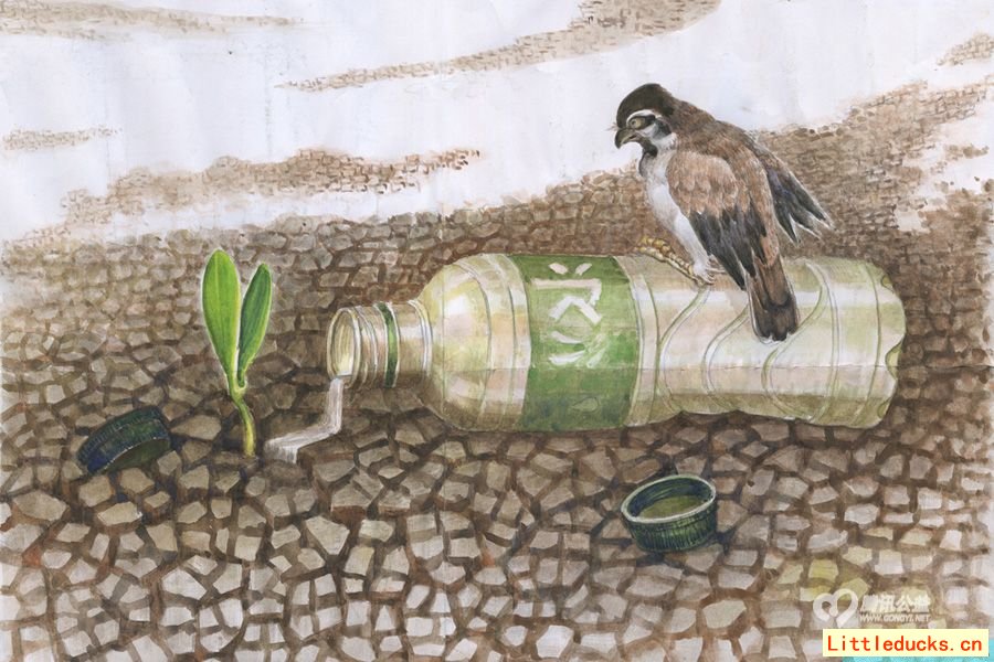 环保儿童画珍惜水资源-关于水的思考