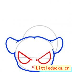 简笔画豹的画法图 3