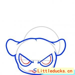 简笔画豹的画法图 4
