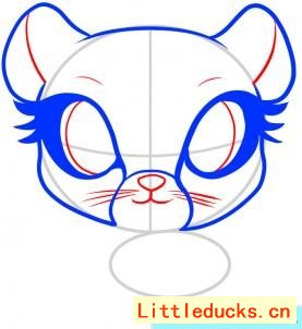 如何画卡通猎豹简笔画图 4