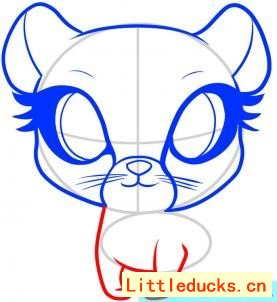 如何画卡通猎豹简笔画图 5