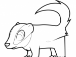儿童简笔画教程:狗獾
