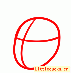 儿童简笔画教程:简笔画琵琶鱼的画法图 1