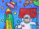 中国宇航员登月-儿童科
