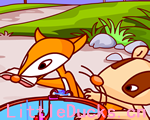 童话故事动画片獾和狐