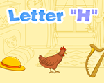幼儿学英语字母儿歌letter H视频下载