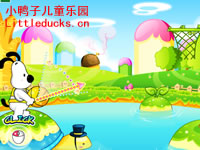 儿童flash小游戏史努比投篮