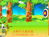 儿童flash小游戏史努比射箭