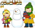 幼儿英语儿歌build a snowman