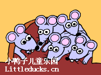 flash英文童谣five little mice