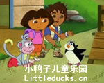 爱探险的朵拉中文版二13送企鹅宝宝回家