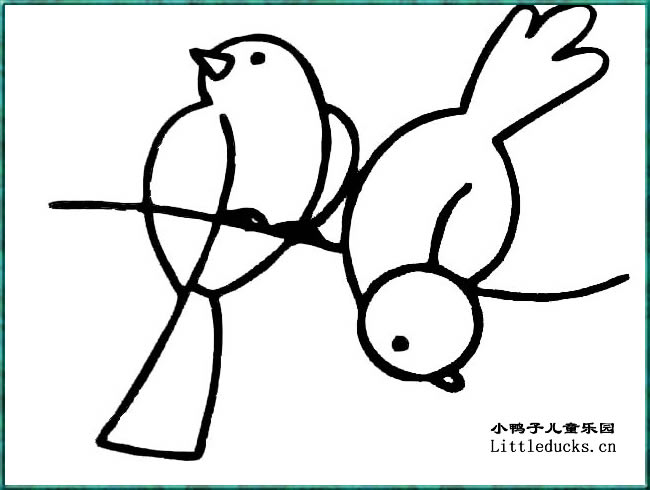 动物简笔画:小鸟简笔画10
