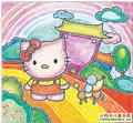 儿童彩色铅笔画图片:KITY猫