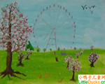 奥地利儿童画画图片维也纳之春
