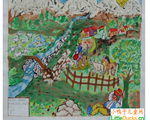玻利维亚儿童画画图