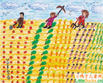 土耳其儿童画画图片农耕