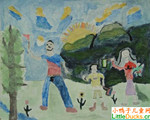 哥斯达黎加儿童绘画作品节庆