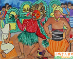 斯里兰卡儿童绘画作品传统舞蹈