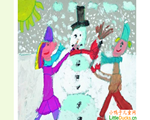 德国儿童画画大全雪人