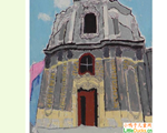 意大利 儿童画作品欣赏教堂