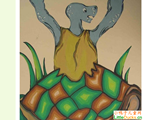 约旦儿童画画大全长寿龟