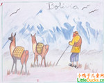 玻利维亚儿童画画大全牧区