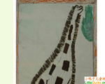 所罗门群岛儿童画作品欣赏怪兽学园