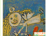 拉脱维亚儿童画画图片快乐天使