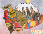 玻利维亚儿童画画图片自治的玻利维亚