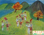 尼加拉瓜儿童画画图片尼加拉瓜土风舞