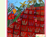尼加拉瓜儿童画画图片台湾的播种