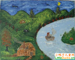 哥斯大黎加儿童画作品欣赏大自然