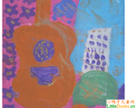沙乌地阿拉伯儿童画画大全乐器静物