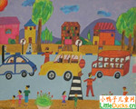 印尼儿童绘画作品雅加达市