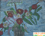 宏都拉斯儿童画作品欣赏Arreglo de Flores