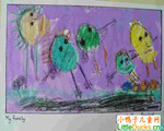 南非儿童画画大全我的家庭