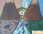 祕鲁儿童画画大全生态山丘