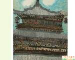 日本儿童绘画作品水间寺