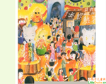 澳大利亚儿童画作品欣赏台湾元宵灯会